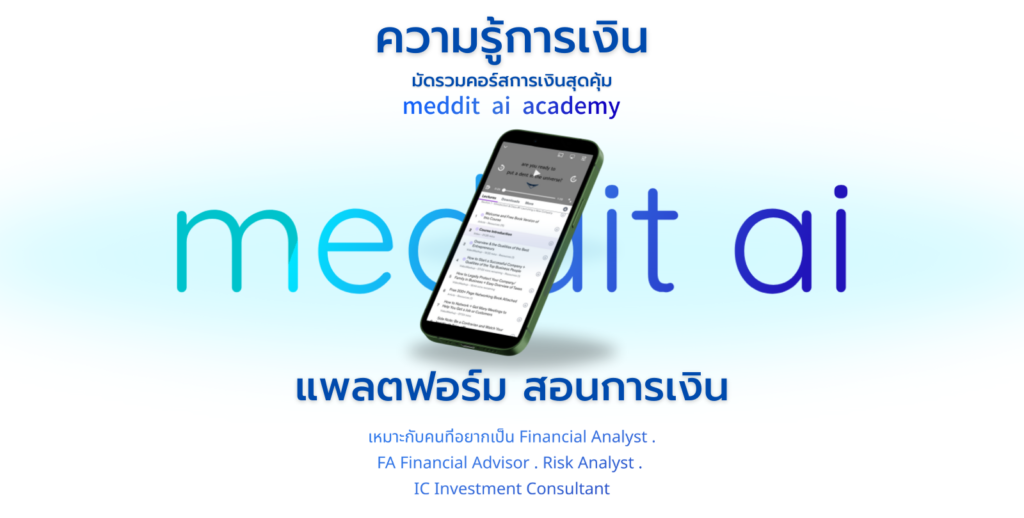 meddit ai วางแผนการเงิน